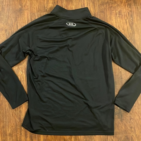 Under Armour Quarter Zip Medium Black Lightweight - Picture 4 of 4